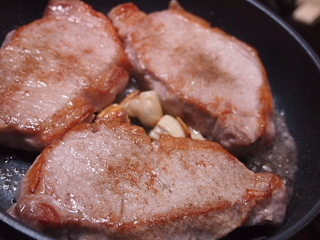 豚肉ステーキ風